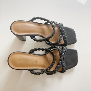 Sincerely Jules Braided Heels Black - 7.5